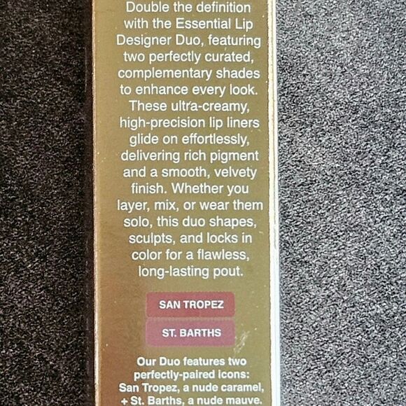 BISHA Essential Lip Designer Duo in San Tropez & St. Barths NEW MSRP $52 Mauve - Picture 3 of 7